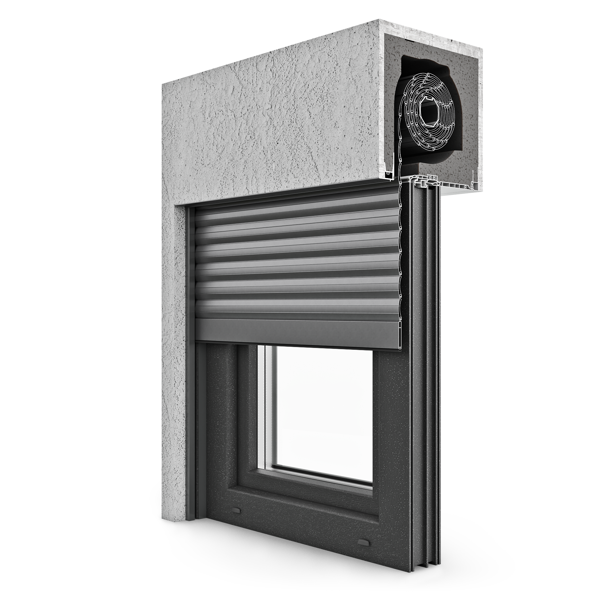 Aufsatzrollo Modell 07